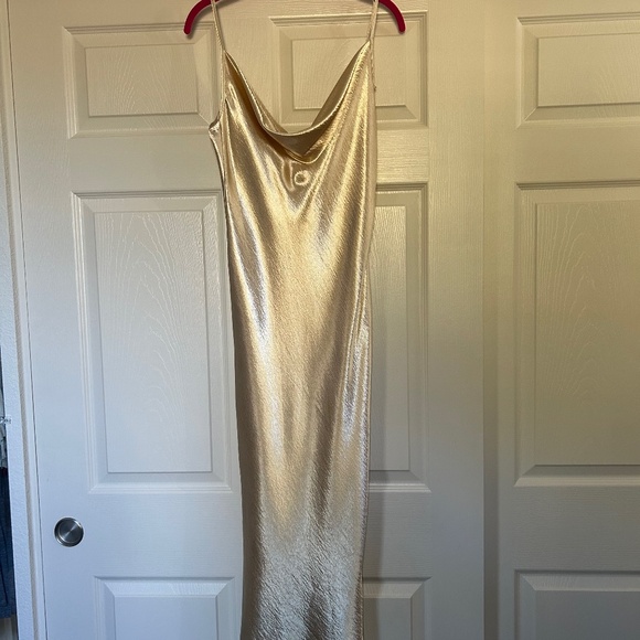 Rat & Boa Gold Backless Dress - Picture 8 of 12